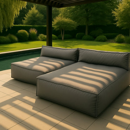 Waterproof Outdoor Beanbag Lounge Set 165x210cm