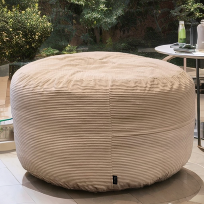 Big Mega XXL Beanbag Ribbed Fabric Included foam fillings