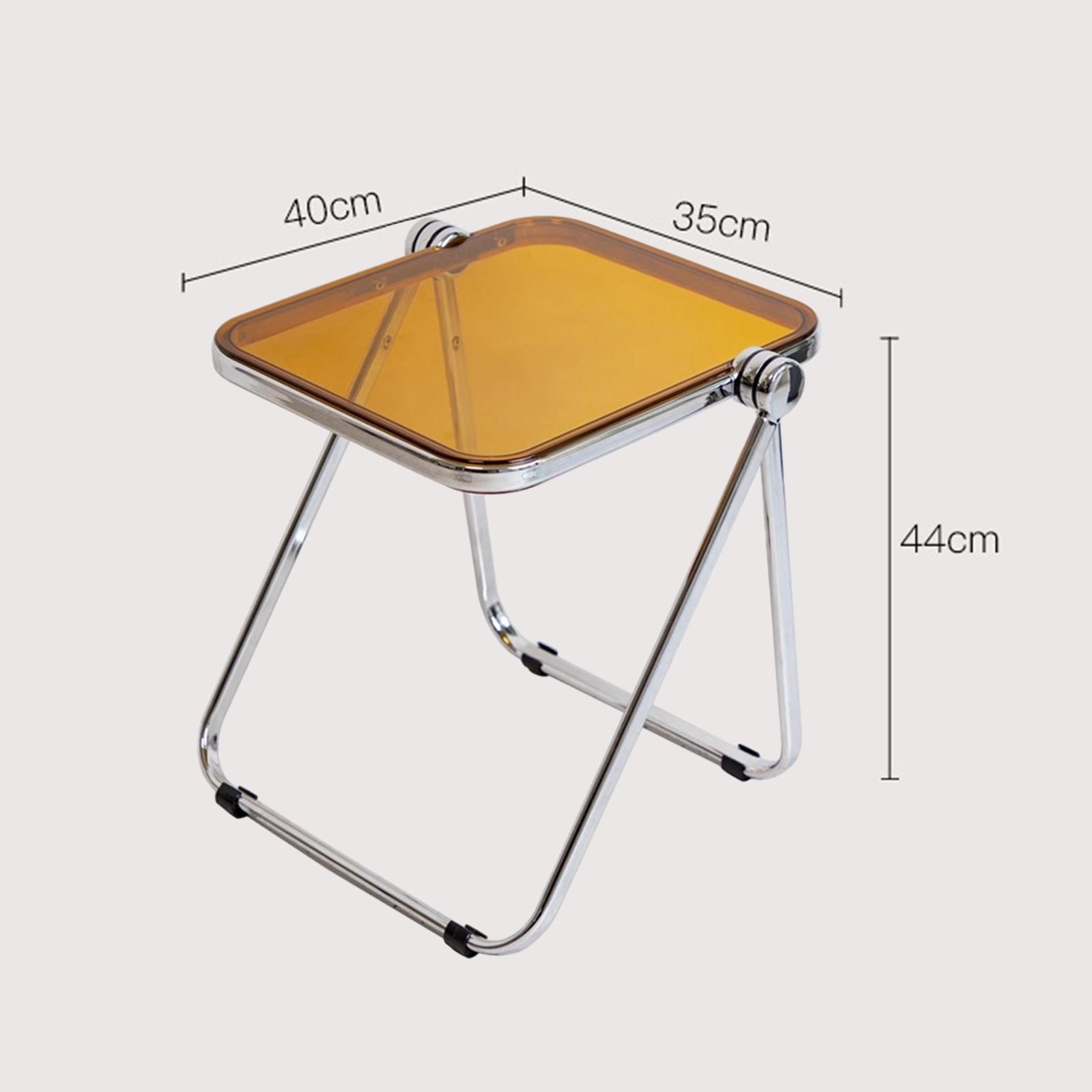 Glazen design bijzettafel