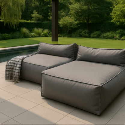 Waterproof Outdoor Beanbag Lounge Set 165x210cm