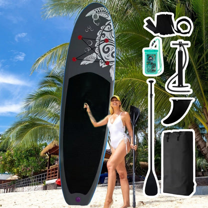 Opblaasbaar supboard met premium accessoires en draagtas