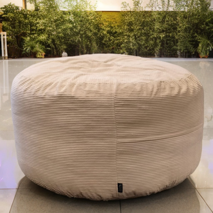 Big Mega XXL Beanbag Ribbed Fabric Included foam fillings