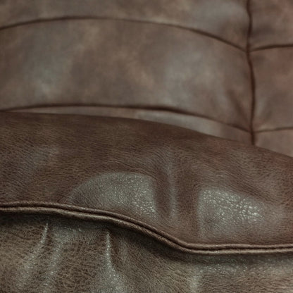 Wagrex - Couch Beanbag Rib Modern Retro-Leather