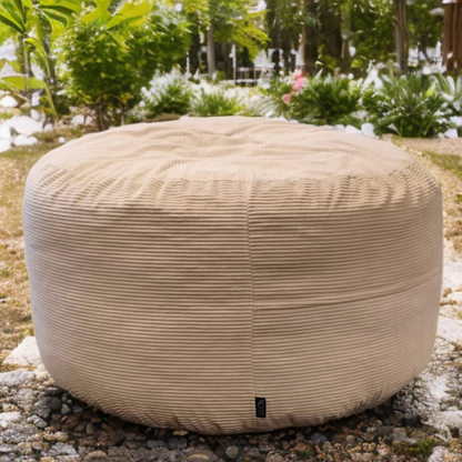 Big Mega XXL Beanbag Ribbed Fabric Included foam fillings