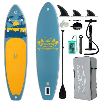 Opblaasbaar supboard met premium accessoires en draagtas