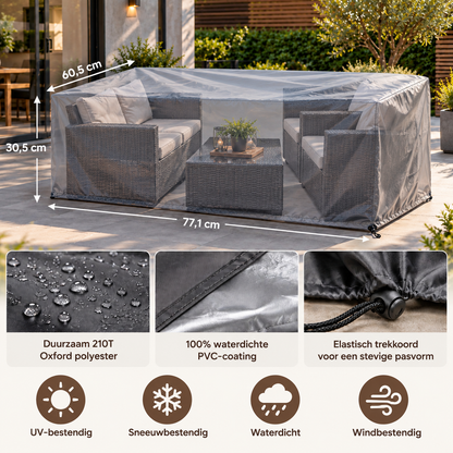 Custom-made garden furniture cover - L-Shape (CALCULATOR)