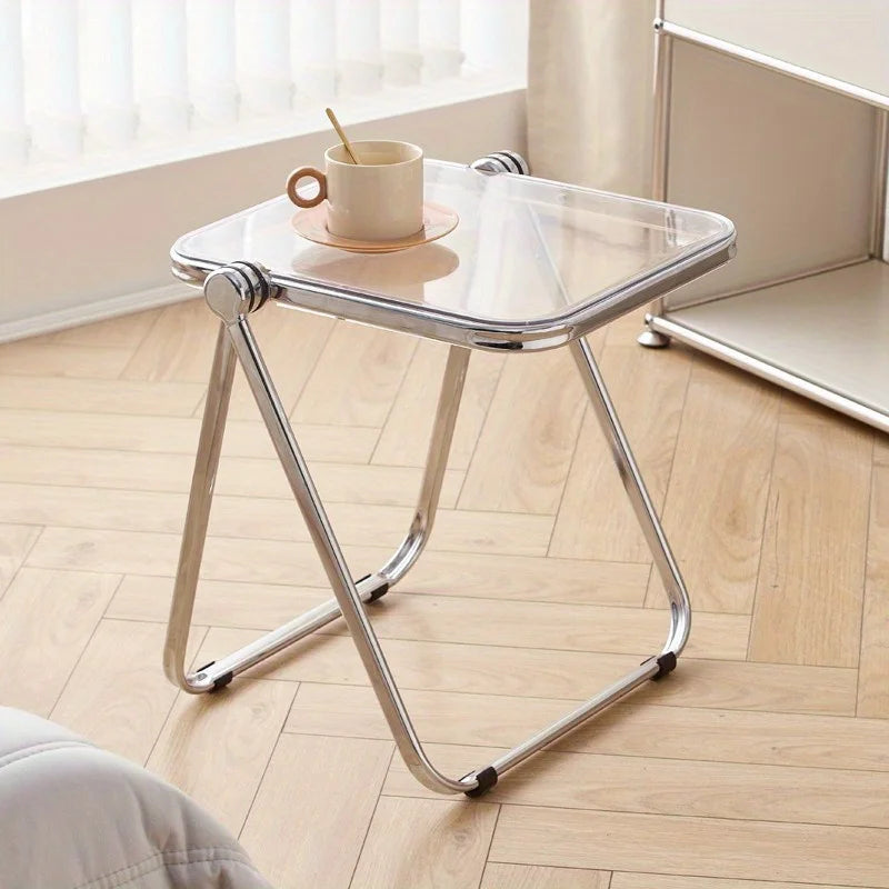 Glazen design bijzettafel
