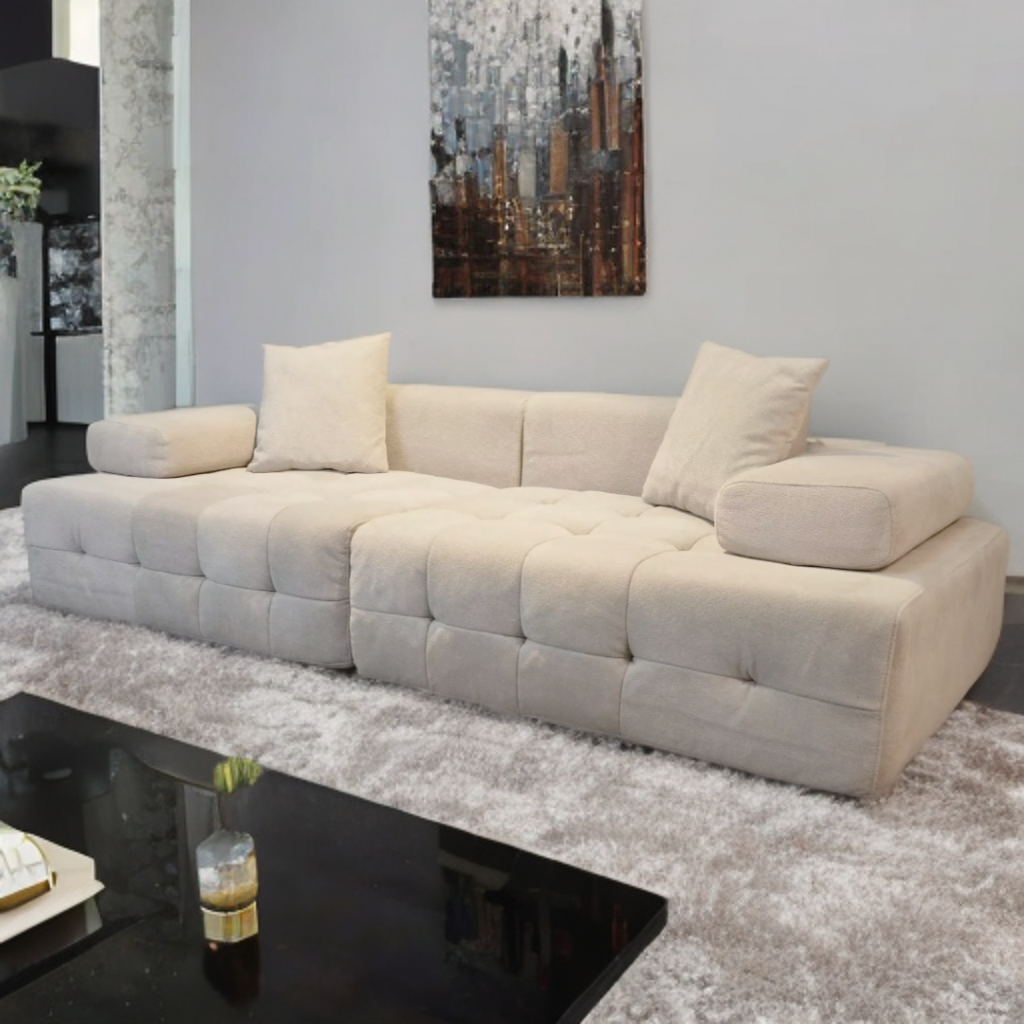 Designer 2-Zits Bank - Schuim (200x100x62cm)