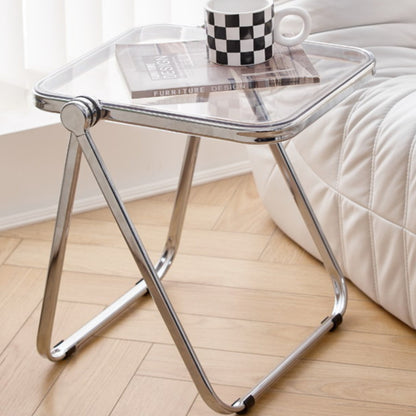 Glazen design bijzettafel