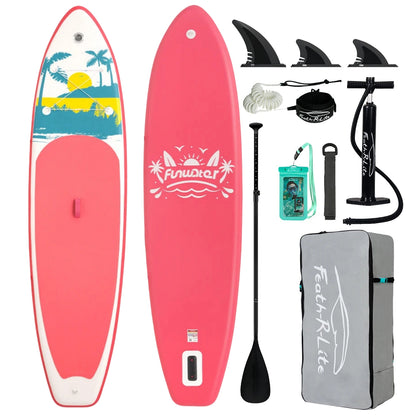 Opblaasbaar supboard met premium accessoires en draagtas