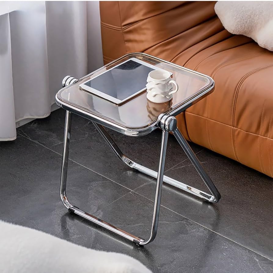 Glazen design bijzettafel