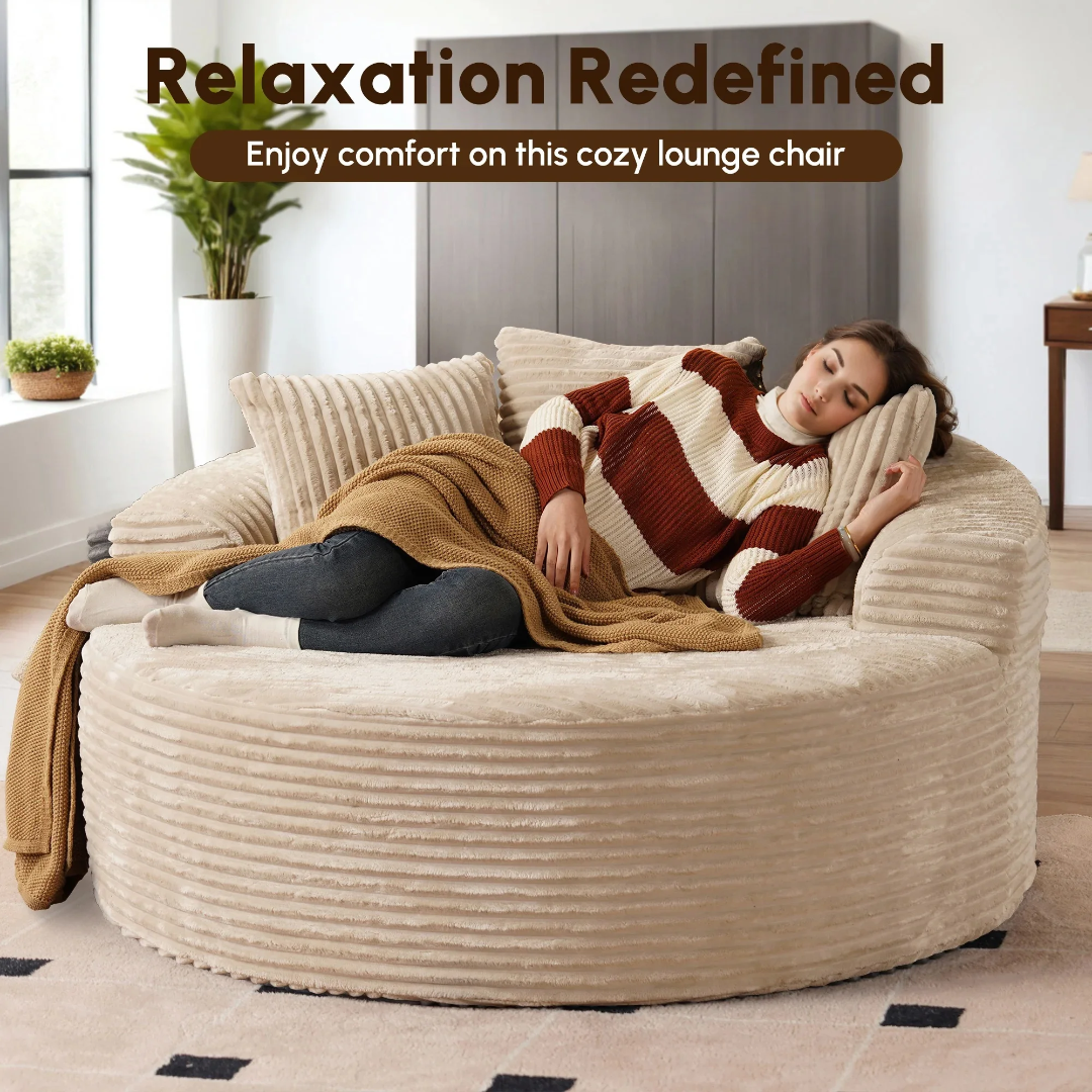 Zweisitzer-Sofa aus weichem Cord