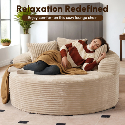 Zweisitzer-Sofa aus weichem Cord