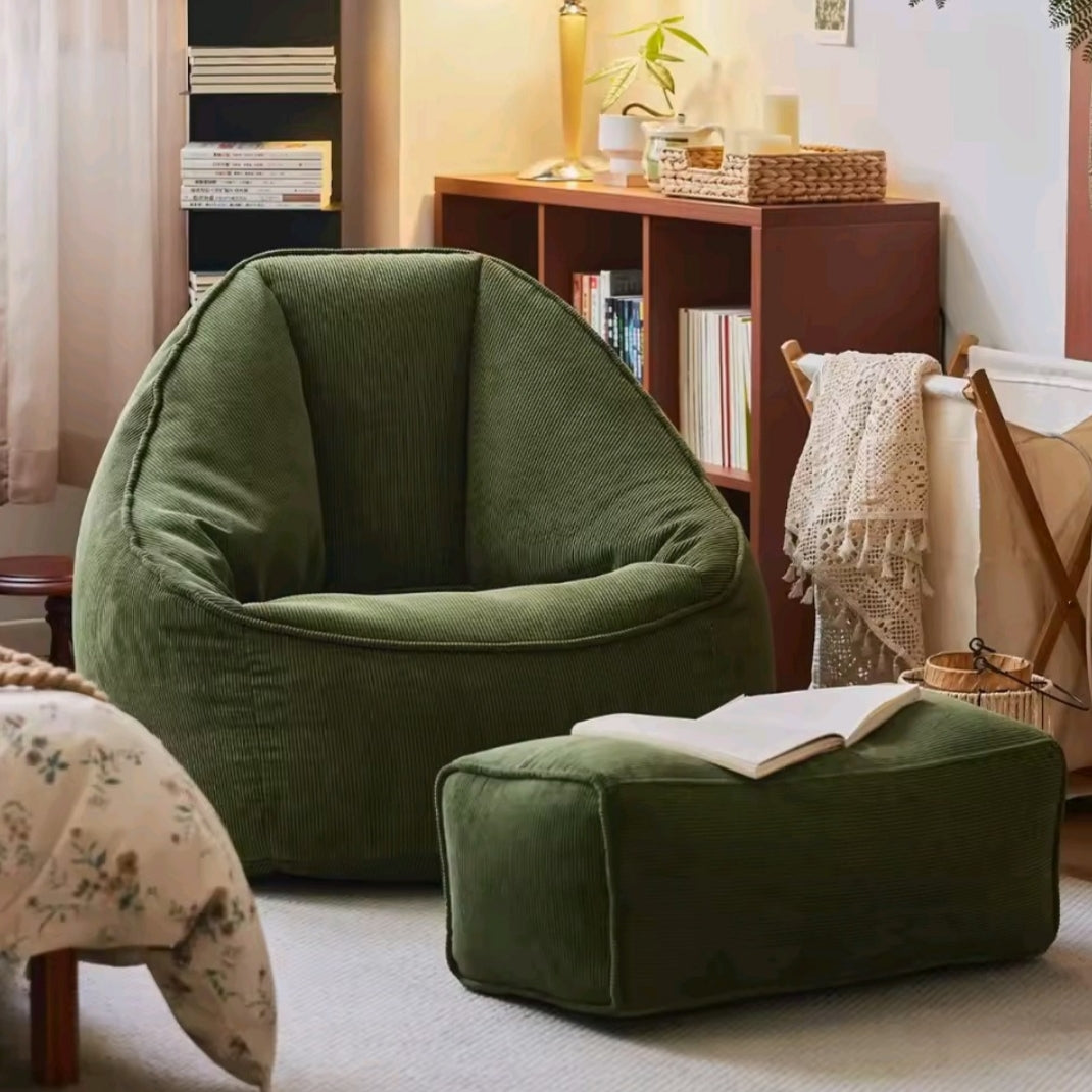 Wagrex - Beanbag pod chair corduroy