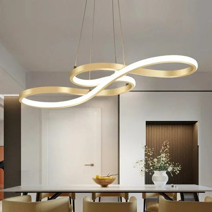 Modern LED Pendant Lamp Rings