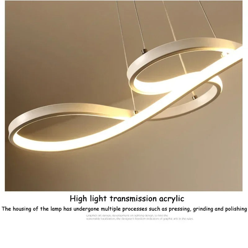 Modern LED Pendant Lamp Rings