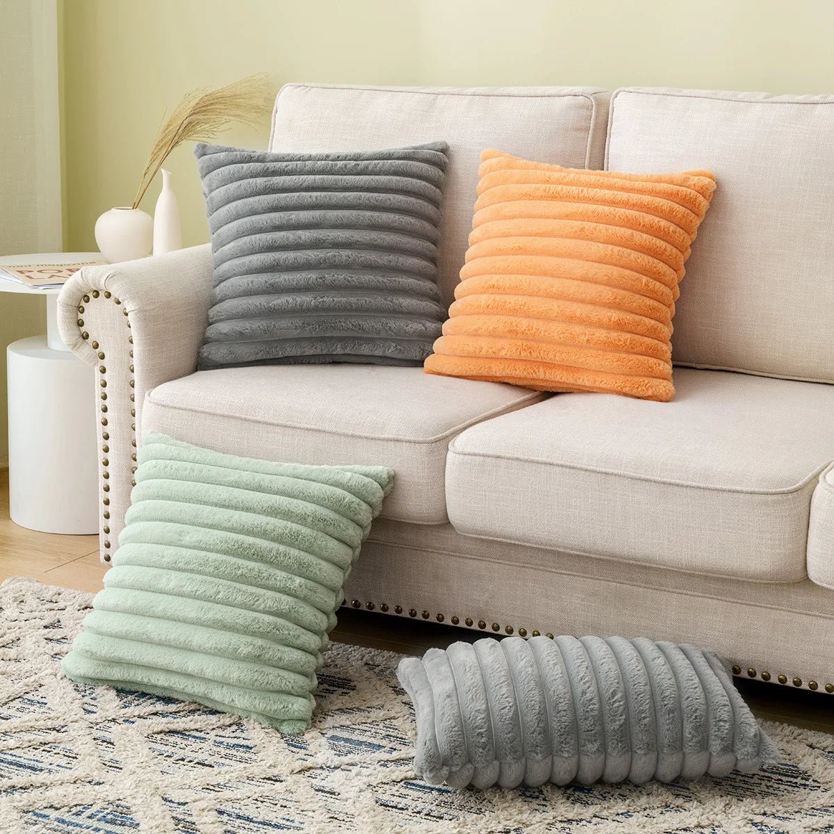 Super Soft Plush Pillow Cover - Act Design Shop