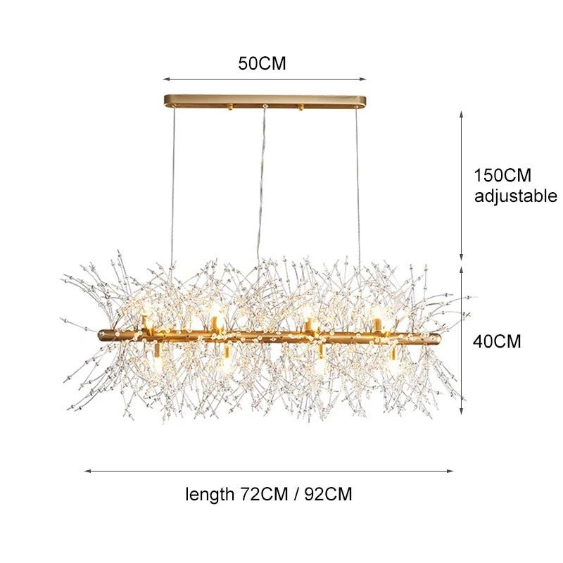 The Winfordo Modern Crystal LED Chandelier - Act Design Shop