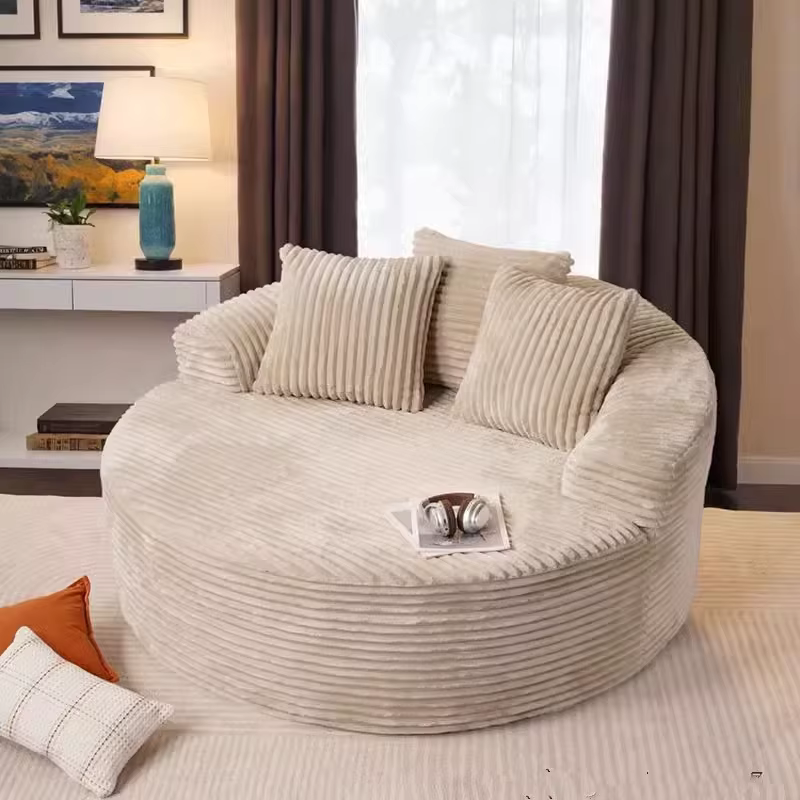 Zweisitzer-Sofa aus weichem Cord