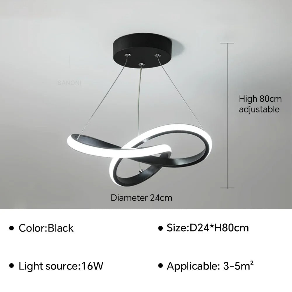 Modern Scandinavian Pendant Light – Clover Design