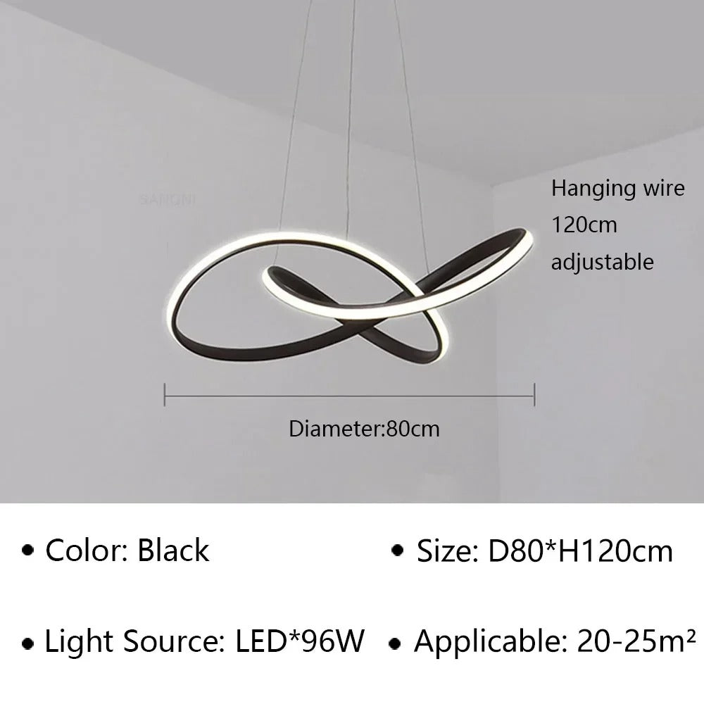 Modern Scandinavian Pendant Light – Clover Design