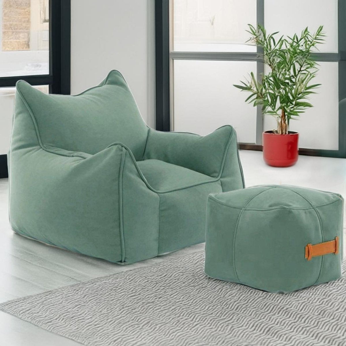 Wagner - Beanbag Square Soft Velvet - Act Design Shop