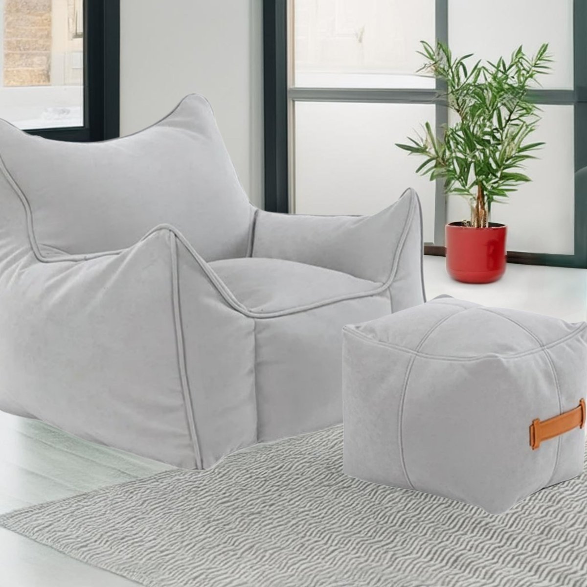 Wagner - Beanbag Square Soft Velvet - Act Design Shop