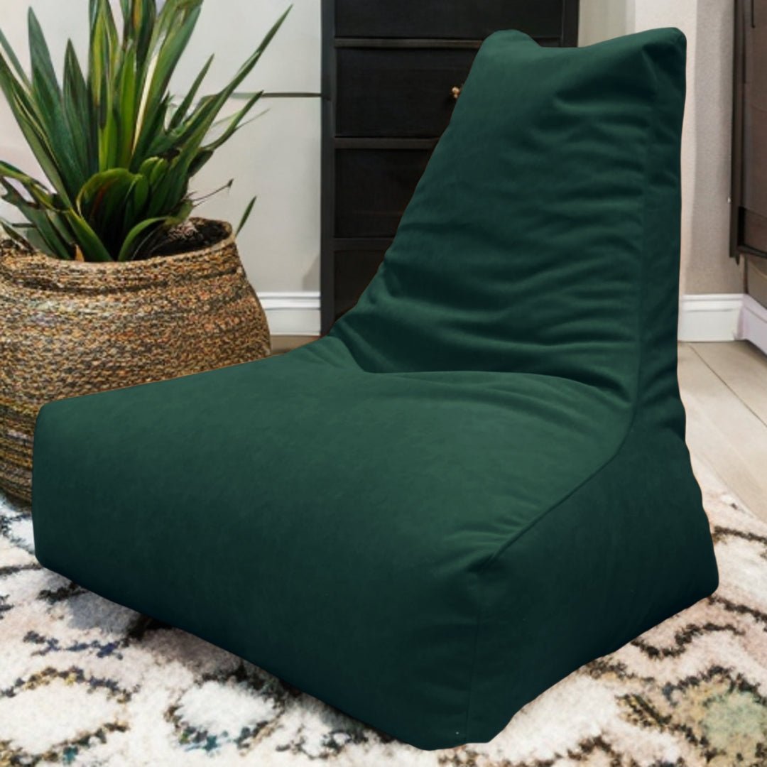 Wagner Beanbag with Headrest velvet new - Act Design Shop