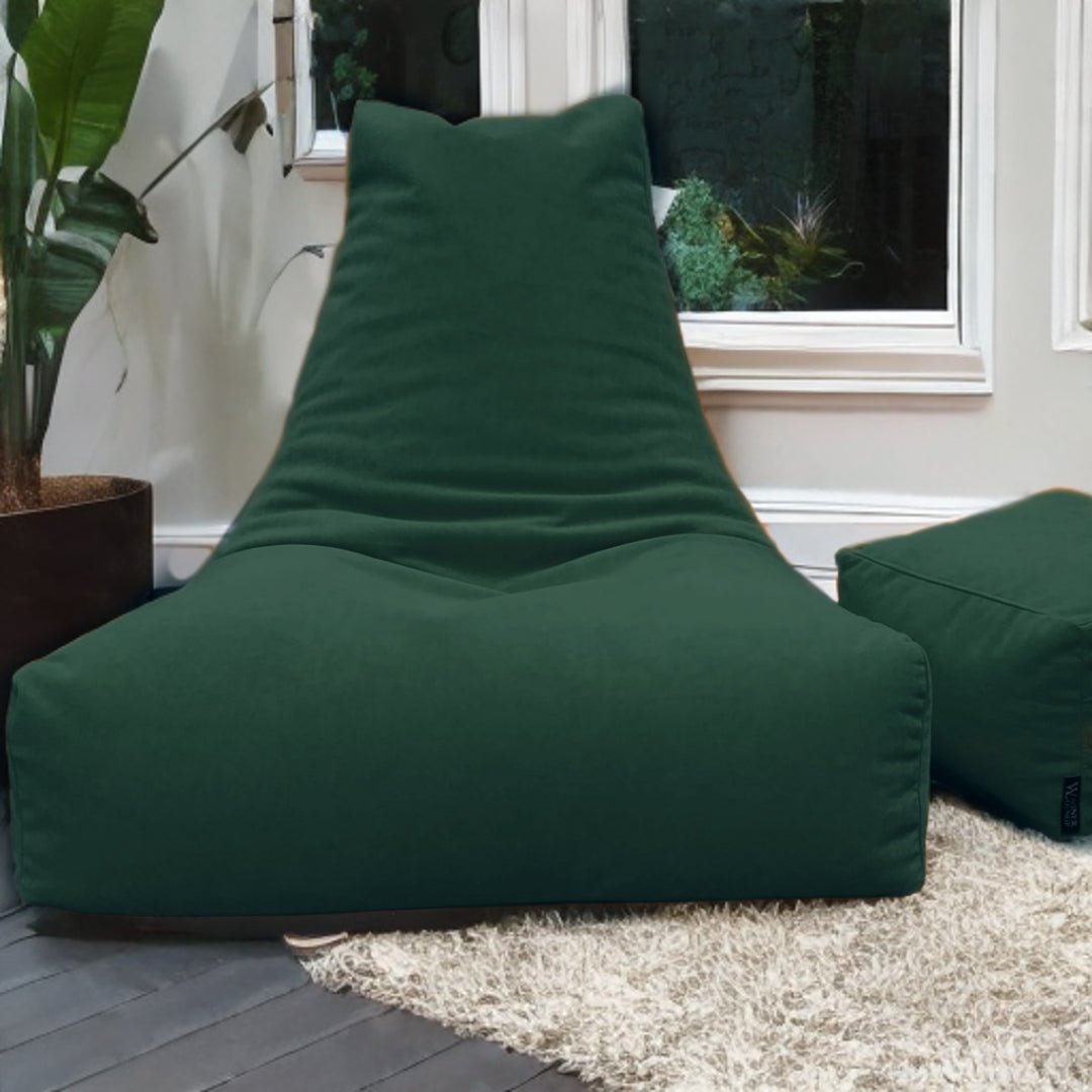 Wagner Beanbag with Headrest velvet new - Act Design Shop