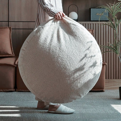 Wagner - Big XXL Beanbag Fluffy Teddy White - Act Design Shop