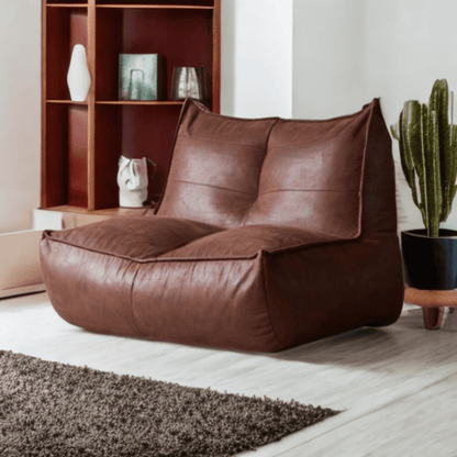 Wagner - Fauteuil Beanbag Rib Modern Retro - Leather - Act Design Shop