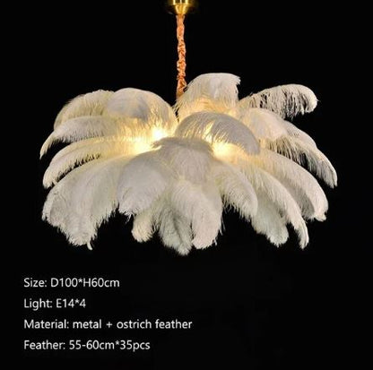Wagner - Feathers Ceiling Chandelier LED - Act Design Shop