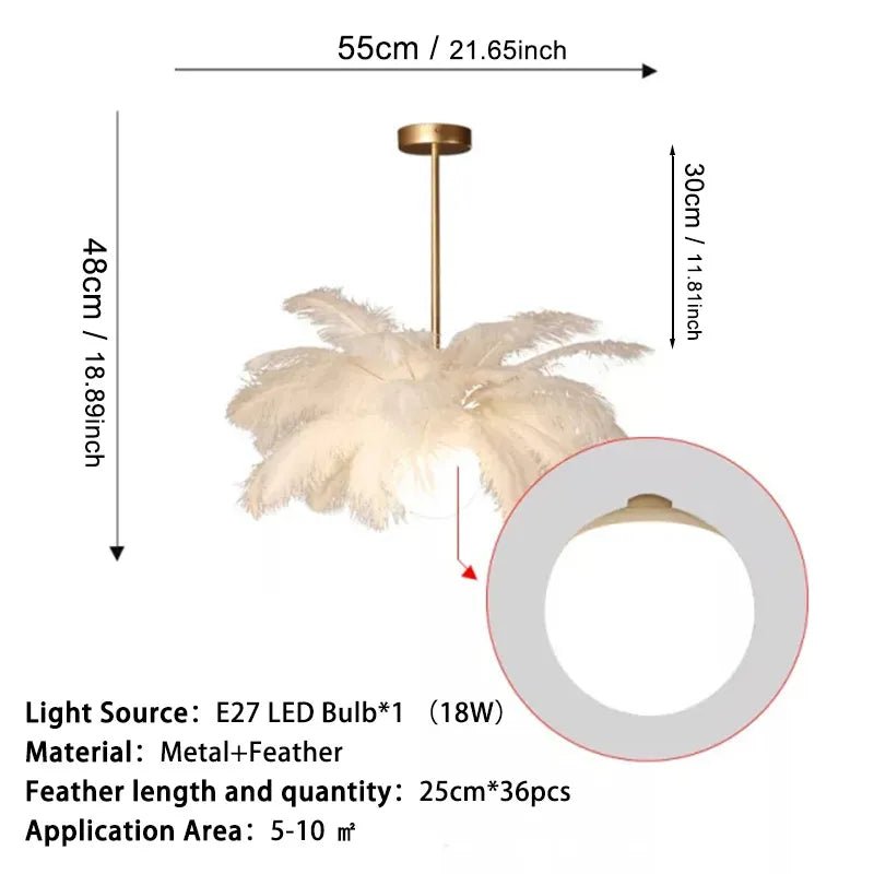 Wagner - Feathers Ceiling Chandelier LED - Act Design Shop