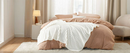 Warme Pluizige Zitzak Deken Casual Khaki - Act Design Shop