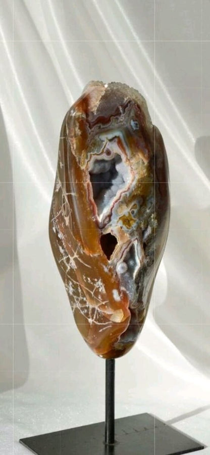 Agate on Steel Stand - Act Design Shop