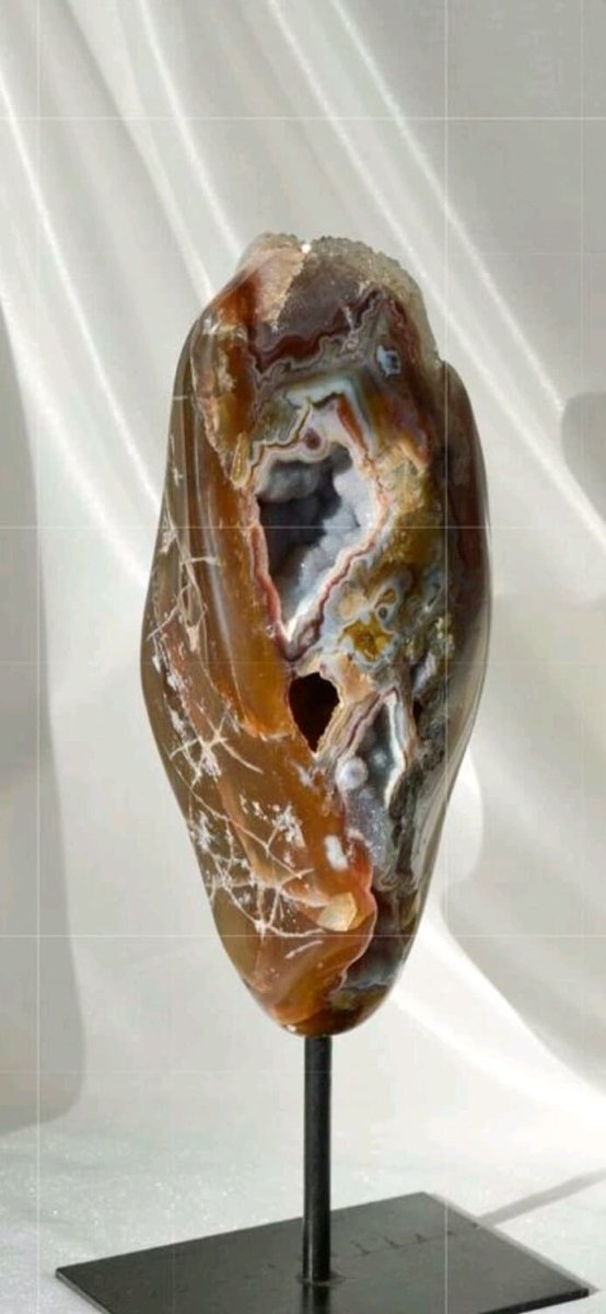 Agate on Steel Stand - Act Design Shop