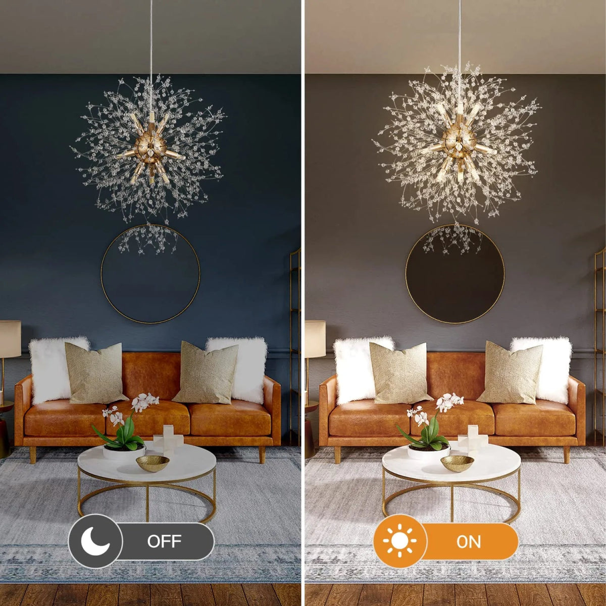 Dandelion Crystal Chandelier Pendant Light - Act Design Shop