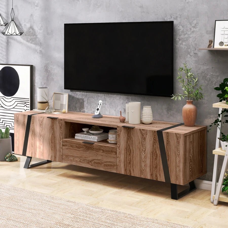 Tv Meubel Industrieel, Metalen Frame, Dressoir voor woonkamer - Act Design Shop